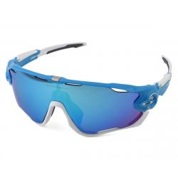 Oakley Jawbreaker Sunglasses (Sky Blue/White) (Sapphire Iridium) - OO9290-02