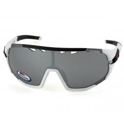 Tifosi Sledge Sunglasses (Matte White) (Smoke, AC Red & Clear Lenses) - 1630101201