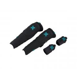 Fuse Protection Echo 125 Knee Shin Ankle Pads Combo (Black) (Pair) (XL) - 40070040516