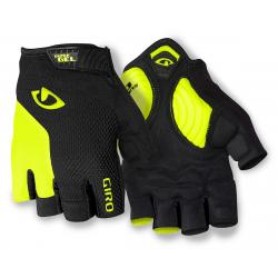 Giro Strade Dure Supergel Short Finger Gloves (Yellow/Black) (S) - 7059112
