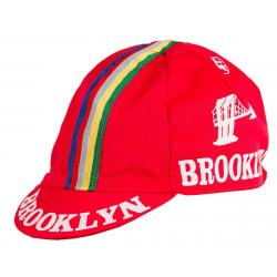 Giordana Brooklyn Cap w/ Stripes (Red) - GICS20-COCA-BROK-REDD