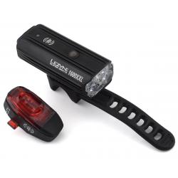 Lezyne Super Drive 1600XXL Smart Headlight & Tail Light Set (Gloss Black) (1600 L... - 1-LED-6A-V804