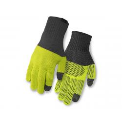 Giro Merino Wool Bike Gloves (Grey/Wild Lime) (L/XL) - 7052680