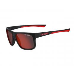 Tifosi Swick Sunglasses (Satin Black/Crimson) (Smoke Red Lens) - 1520400178