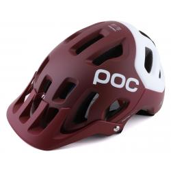 POC Tectal Race SPIN Helmet (Propylene Red/Hydrogen White Matte) (M/L) - PC105118393MLG1