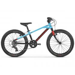 Mondraker 2021 Leader 20" Kids Bike (Black/Light Blue/Flame Red) - 010.21351