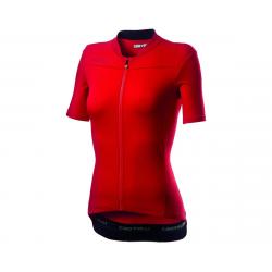 Castelli Anima 3 Women's Short Sleeve Jersey (Red/Black) (S) - A20068023-2