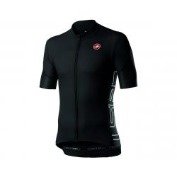 Castelli Entrata V Short Sleeve Jersey (Light Black) (XL) - A20019085-5