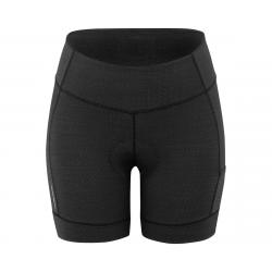 Louis Garneau Women's Fit Sensor Texture 5.5 Shorts (Black) (L) - 1050008-020-LG