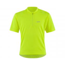 Louis Garneau Lemmon 2 Junior Short Sleeve Jersey (Bright Yellow) (Youth L) - 1042056-023-JRL