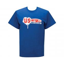 Answer USA T-Shirt (Blue) (2XL) - AP-AT172XUT-BL