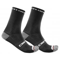 Castelli Rosso Corsa Pro 15 Sock (Black) (S/M) - R4521026010-2