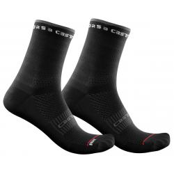Castelli Rosso Corsa 11 Women's Sock (Black) (S/M) - R4521062010-2