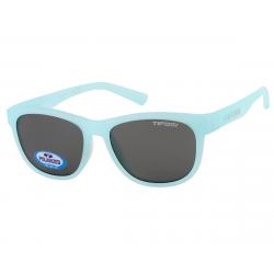 Tifosi Swank Sunglasses (Satin Crystal Teal) (Smoke Polarized Lens) - 1500501551