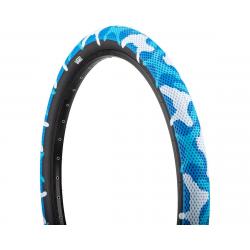 Cult Vans Tire (Blue Camo/Black) (12/12.5") (2.2") (Wire) - 05-TIRE12-CV2.20-BCAMO