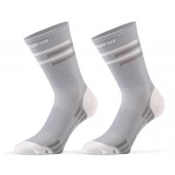 Giordana FR-C Tall Lines Socks (Grey/White) (M) - GICS21-SOCK-LINE-GYWT03