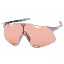 100% Hypercraft Sunglasses (Matte Stone Grey) (HiPER Coral Lens) - 61039-394-79