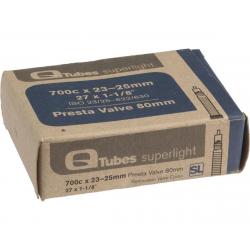 Q-Tubes Superlight 700c Inner Tube (Presta) (23 - 25mm) (80mm) - 559031D0
