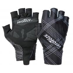 VeloToze Aero Cycling Gloves (Black/White) (M) - AGL-BLK-01-M