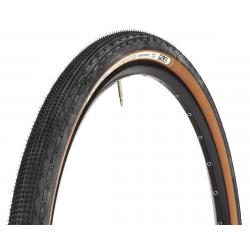 Panaracer Gravelking SK Tubeless Gravel Tire (Black/Brown) (700c / 622 ISO) (50mm)... - RF750-GKSK-D
