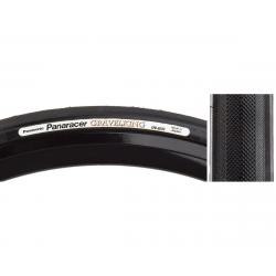 Panaracer Gravelking Slick Tubeless Gravel Tire (Black) (700c / 622 ISO) (35mm) (Fol... - RF735-GK-B