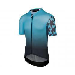 Assos Equipe RS Summer Short Sleeve Jersey (Hydro Blue) (Prof Edition) (M) - 11.20.317.2H.M