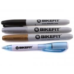 BikeFit Cleat Marking Pens & Pen Light (Black/Silver/Gold) - TL0693