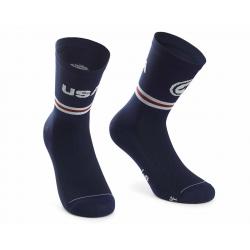 Assos USA Cycling Socks (Blue) (S) - P13.60.658.99.0