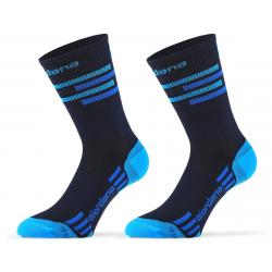 Giordana FR-C Tall Lines Socks (Midnight Blue/Blue) (L) - GICS21-SOCK-LINE-MBLB04