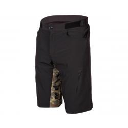 ZOIC The One Graphic Shorts (Black/Green Camo) (L) (w/ Liner) - 1161ONGE-BK/GRNCAMO-L