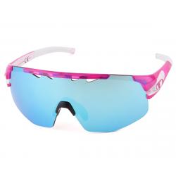 Tifosi Sledge Lite Sunglasses (Crystal Pink) (Clarion Blue/AC Red/Clear Lenses) - 1670104522