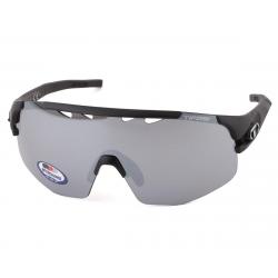 Tifosi Sledge Lite Sunglasses (Matte Black) (Smoke/AC Red/Clear Lenses) - 1670100101