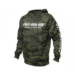 Fasthouse Inc. Logo Hooded Pullover (Camo) (S) - 3031-9008