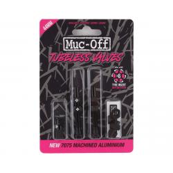 Muc-Off V2 Tubeless Presta Valves (Black) (Pair) (44mm) - 20420