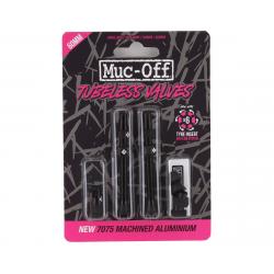 Muc-Off V2 Tubeless Presta Valves (Black) (Pair) (60mm) - 20430
