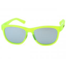 Tifosi Swank Sunglasses (Satin Electric Green) (Smoke Bright Blue Lens) - 1500405681