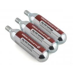 Blackburn Threaded CO2 Cartridges (Silver) (3 Pack) (25g) - 7085444