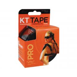 KT Tape Pro Kinesiology Therapeutic Body Tape (Black) (20 Strips/Roll) - 893169002332
