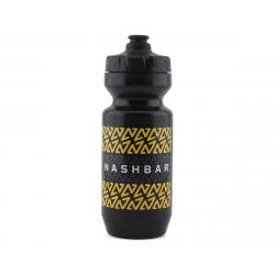 Nashbar Water Bottle w/ MoFlo Lid (Stripe) (22oz) - NBBOTTLE-STRIPE-SHORT