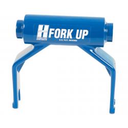 Hurricane Components Fork Up Thru Axle Bike Rack Adapter (Blue) (15 x 100mm) - 1015F