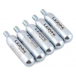 Lezyne Threaded CO2 Cartridges (Silver) (5 Pack) (16g) - 1-C2-CRTDG-V116P5