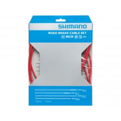 Shimano Road PTFE Brake Cable & Housing Set (Red) (1.6mm) (1000/2050mm) - Y80098014
