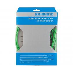 Shimano Road PTFE Brake Cable & Housing Set (Green) (1.6mm) (1000/2050mm) - Y80098016
