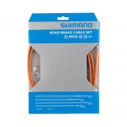 Shimano Road PTFE Brake Cable & Housing Set (Orange) (1.6mm) (1000/2050mm) - Y80098017