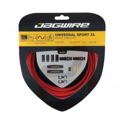 Jagwire Universal XL Sport Brake Cable Kit (Red) (Stainless) (Road & Mountain) (1.5mm) (... - UCK802