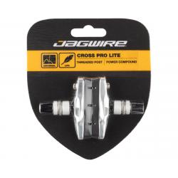 Jagwire Cross Pro Brake Pads (Silver) (1 Pair) (Threaded Post) - JS501WPS