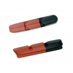 Kool Stop Road Cartridge Brake Pad Inserts (Black/Red) (1 Pair) (Dual Compound) (Campag... - KS-C2DL