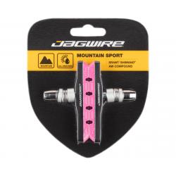 Jagwire Mountain Sport V-Brake Pads (Pink) (1 Pair) - JS908T-P