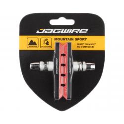 Jagwire Mountain Sport V-Brake Pads (Red) (1 Pair) - JS908T-R
