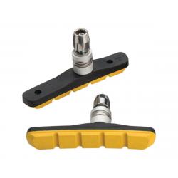 Jagwire Mountain Sport V-Brake Pads (Yellow) (1 Pair) - JS908T-Y